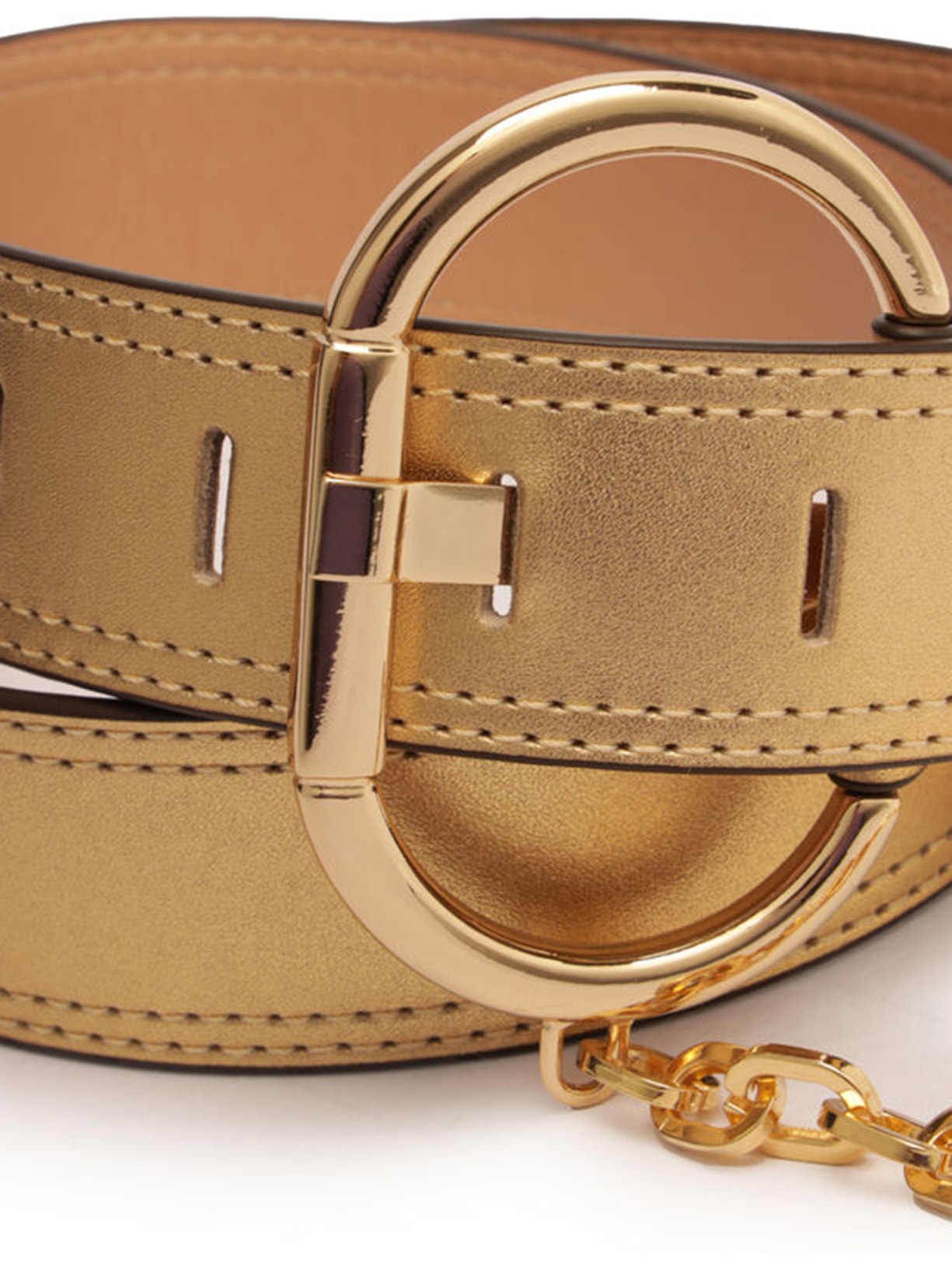 Cinto Feminino Havana Dourado Schutz