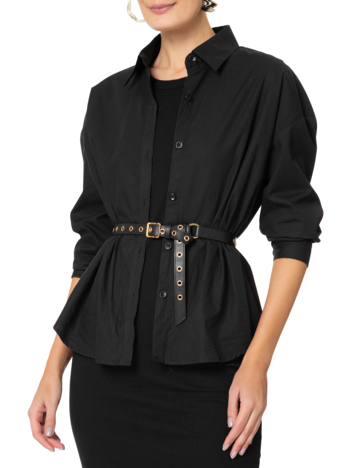 Cinto Feminino Kristen Preto Vicenza