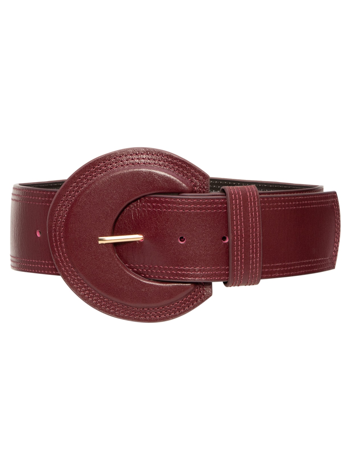 Cinto Feminino Leather Jacarandá Vinho Luiza Barcelos