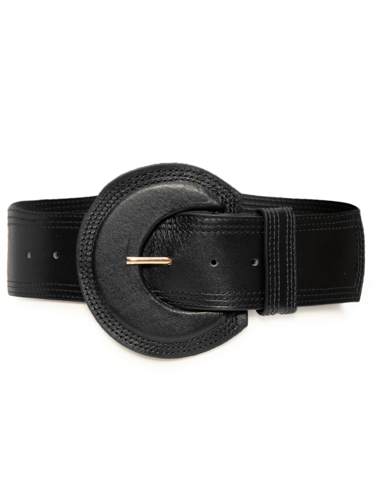 Cinto Feminino Leather Preto Luiza Barcelos