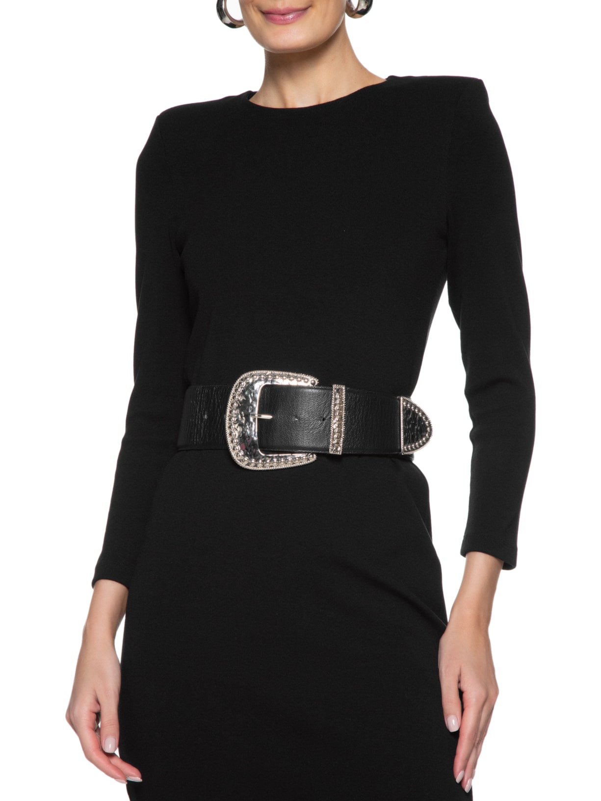 Cinto Feminino Lillie Preto  Nxt Lvl