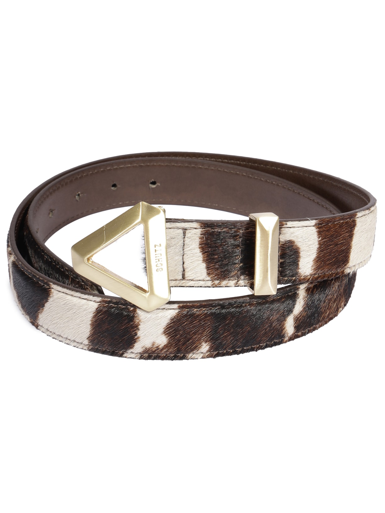 Cinto Feminino Médio Animal Print Schutz