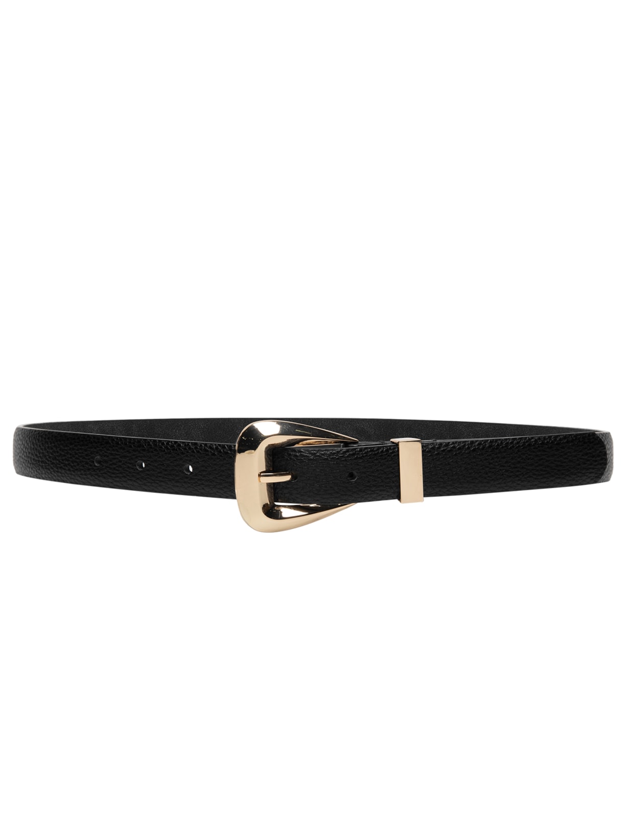 Cinto Feminino Médio Com Fivela Quadrada - Preto