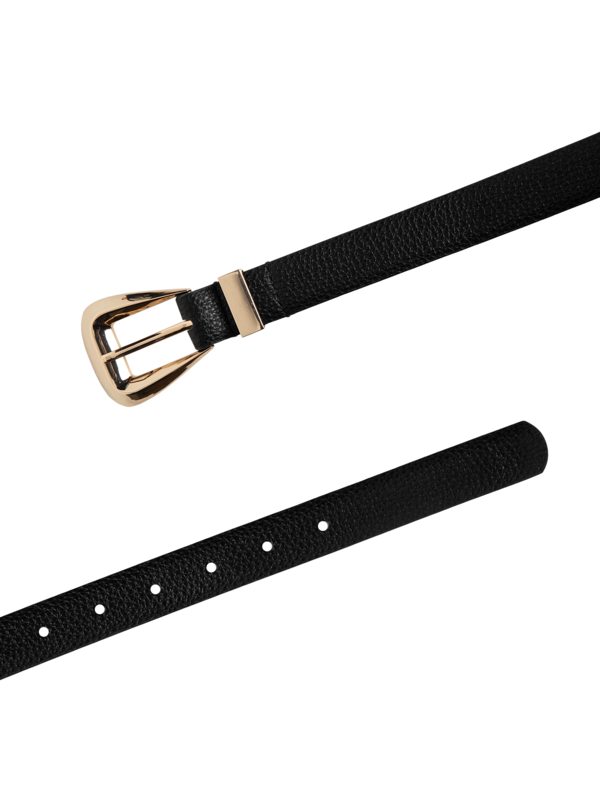 Cinto Feminino Médio Com Fivela Quadrada Preto Basiq