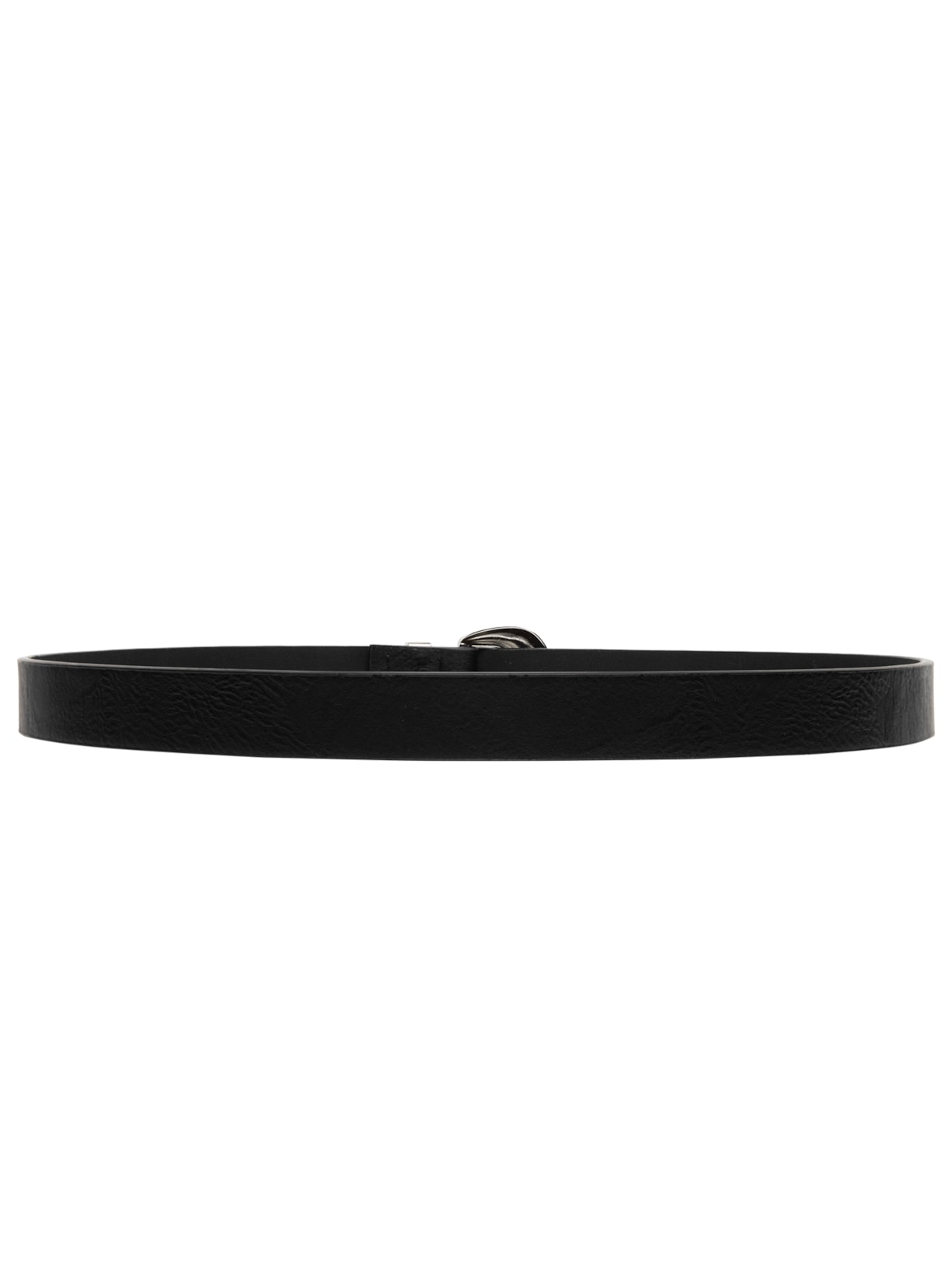Cinto Feminino Médio Com Fivela Redonda Preto Basiq