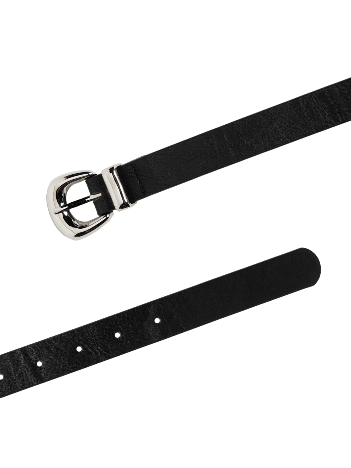 Cinto Feminino Médio Com Fivela Redonda Preto Basiq