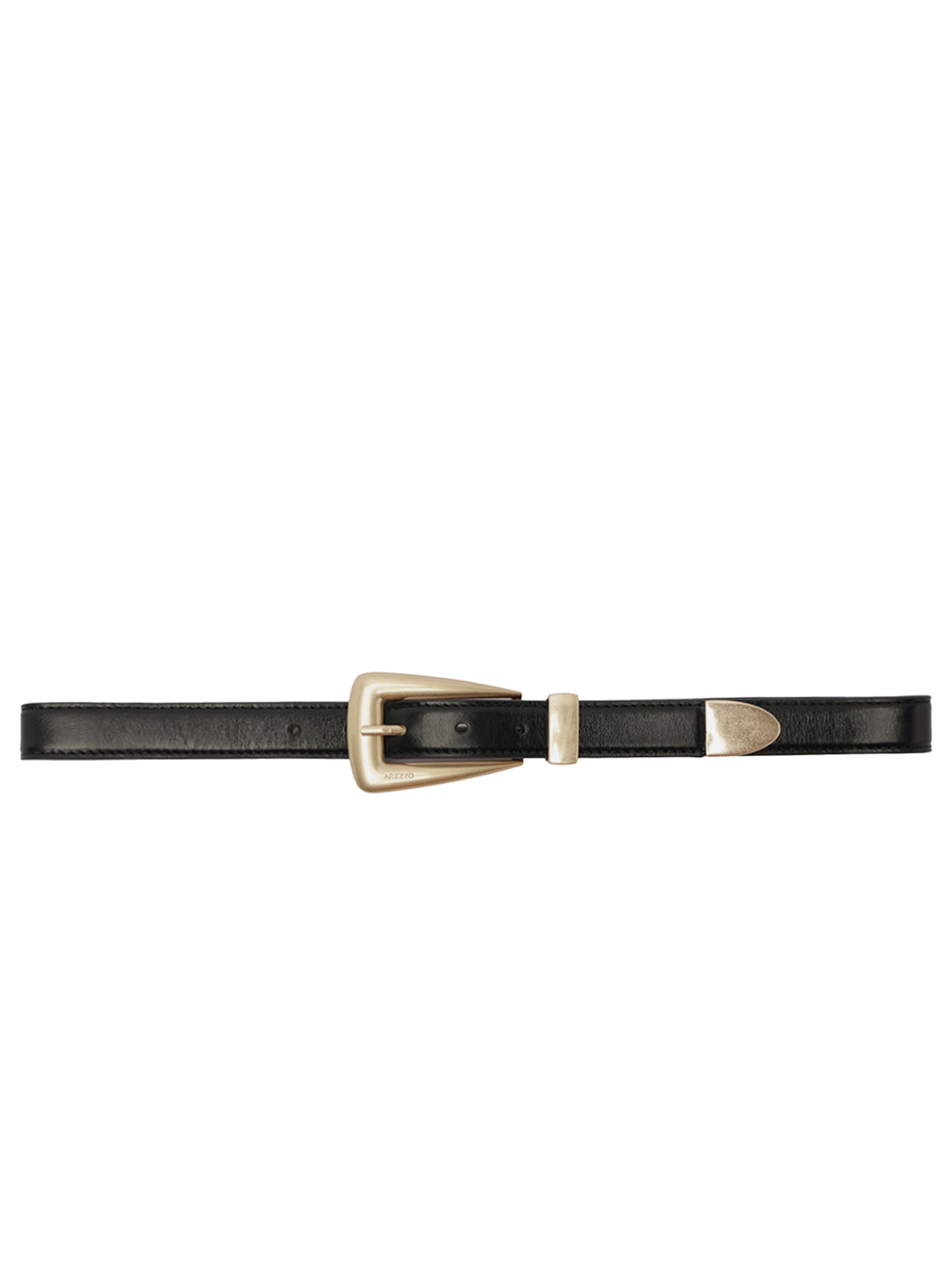 Cinto Feminino Médio Couro Preto Arezzo