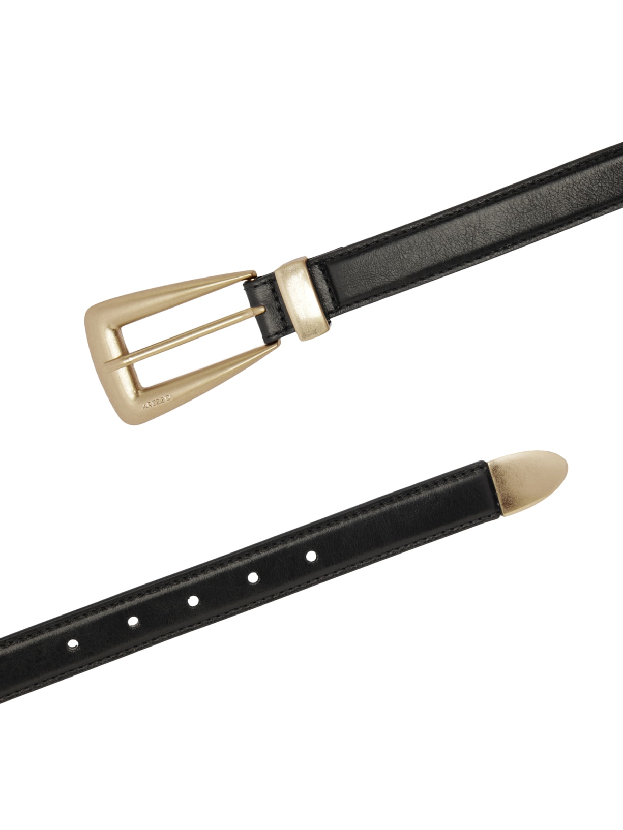 Cinto Feminino Médio Couro Preto Arezzo