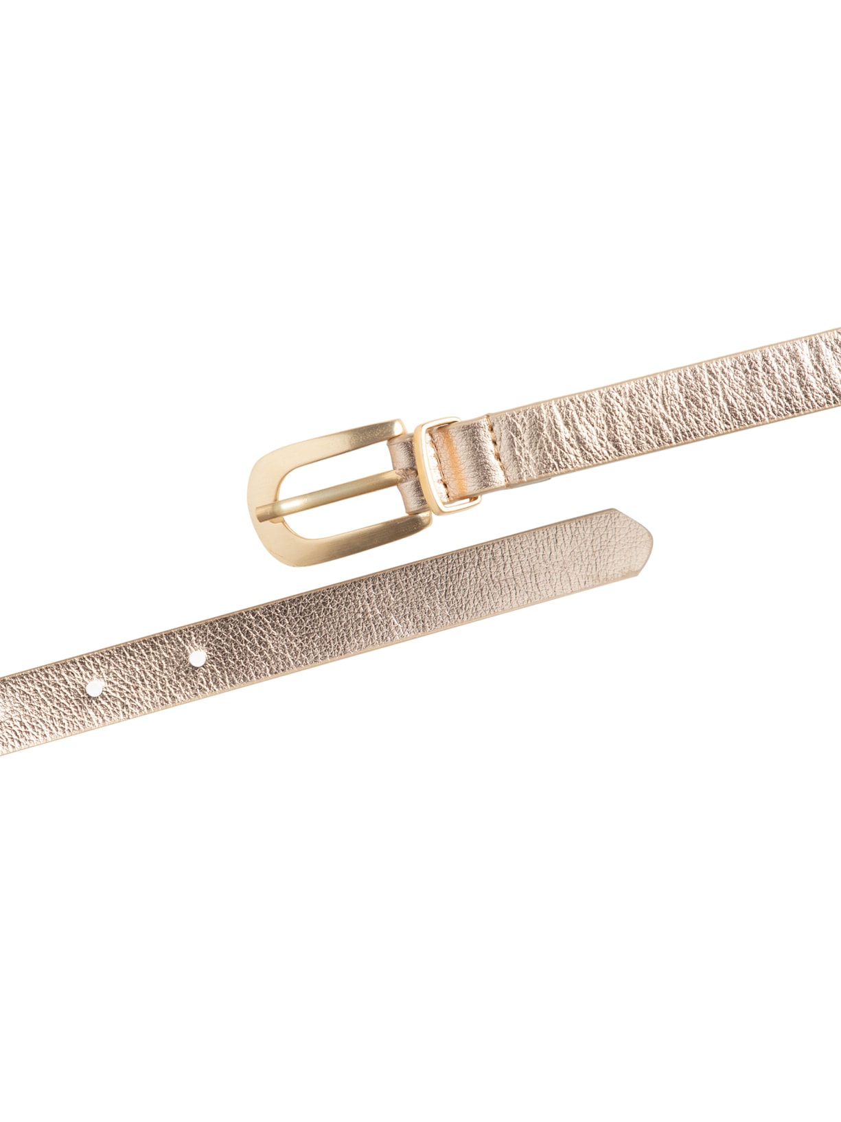 Cinto Feminino Médio Em Couro Dourado  Market 33