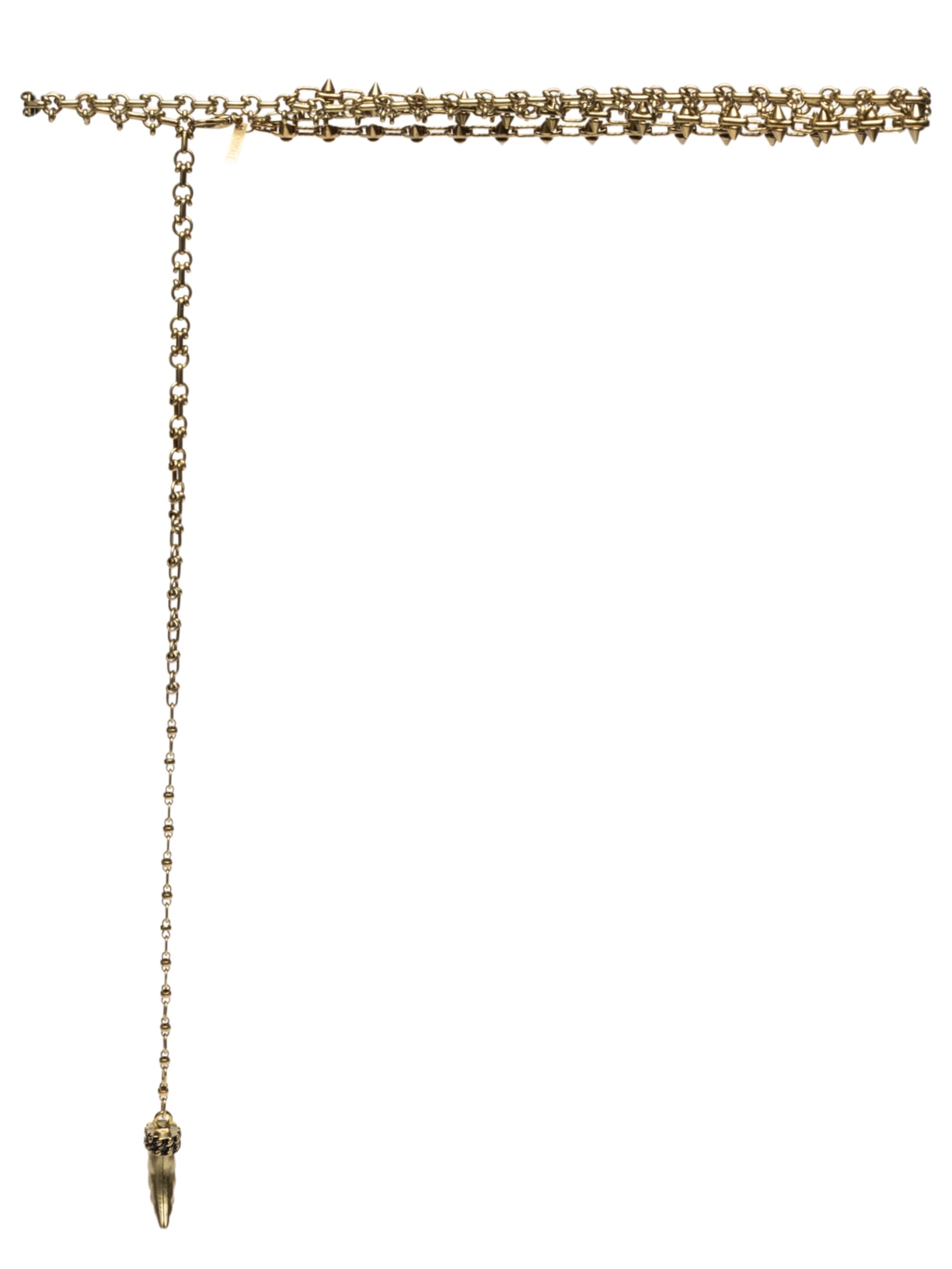 Cinto Feminino Metal Correntes Dourado Animale