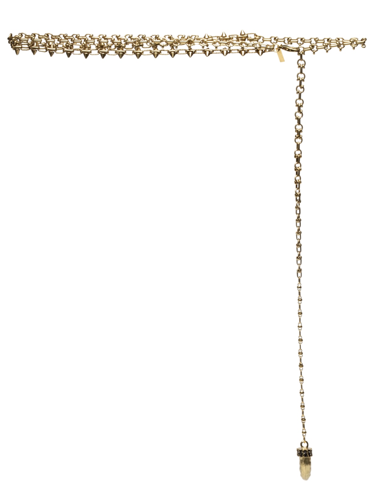 Cinto Feminino Metal Correntes - Dourado