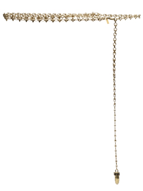 Cinto Feminino Metal Correntes - Dourado