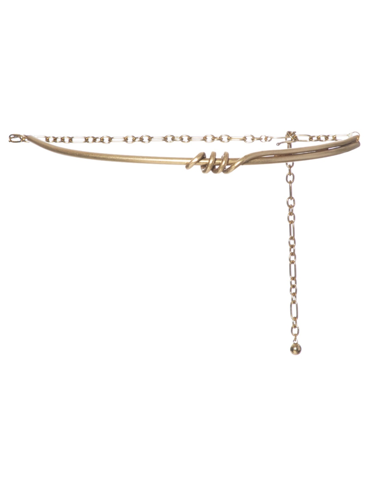 Cinto Feminino Metal Farpado - Dourado