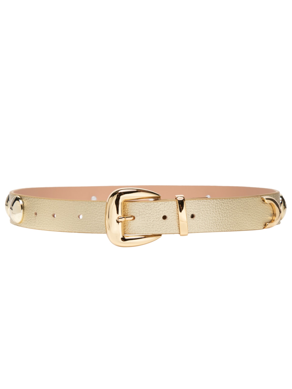 Cinto Feminino Metal Leather - Dourado