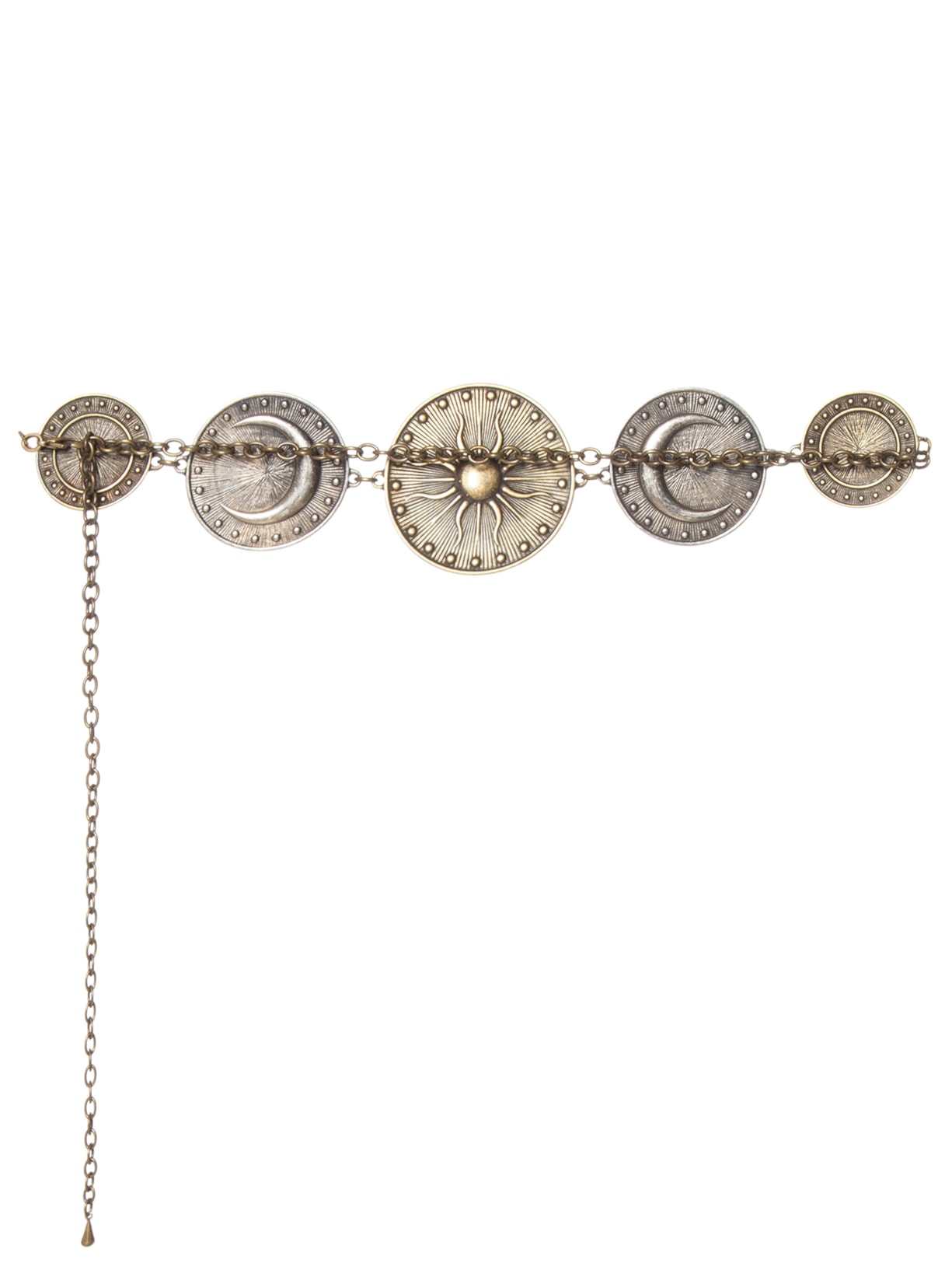 Cinto Feminino Metal Solar Dourado Nk