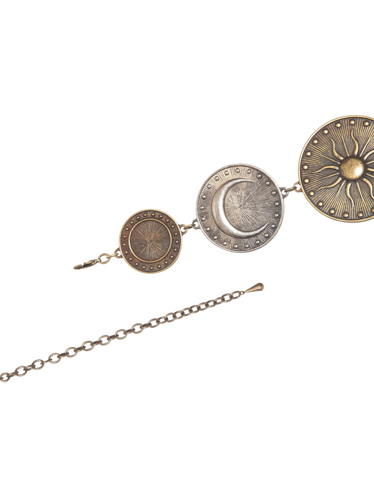 Cinto Feminino Metal Solar Dourado Nk