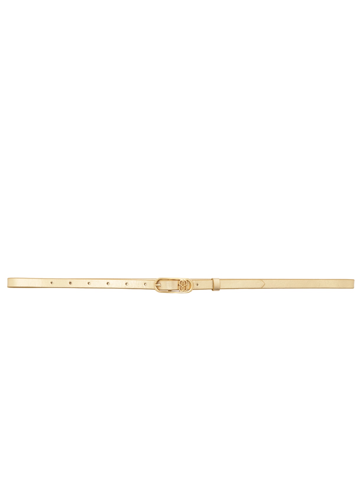Cinto Feminino Metalizado Fino - Dourado