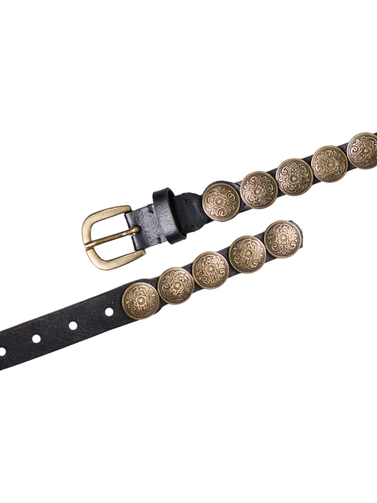 Cinto Feminino Moedas Preto Animale Jeans