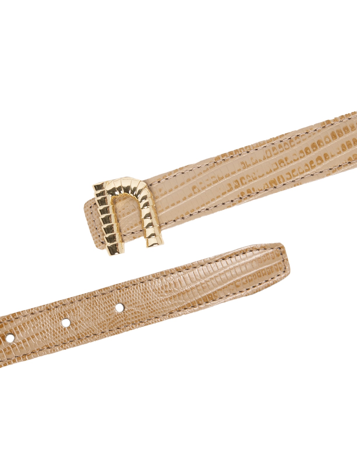 Cinto Feminino N Duplaface Bege Neriage