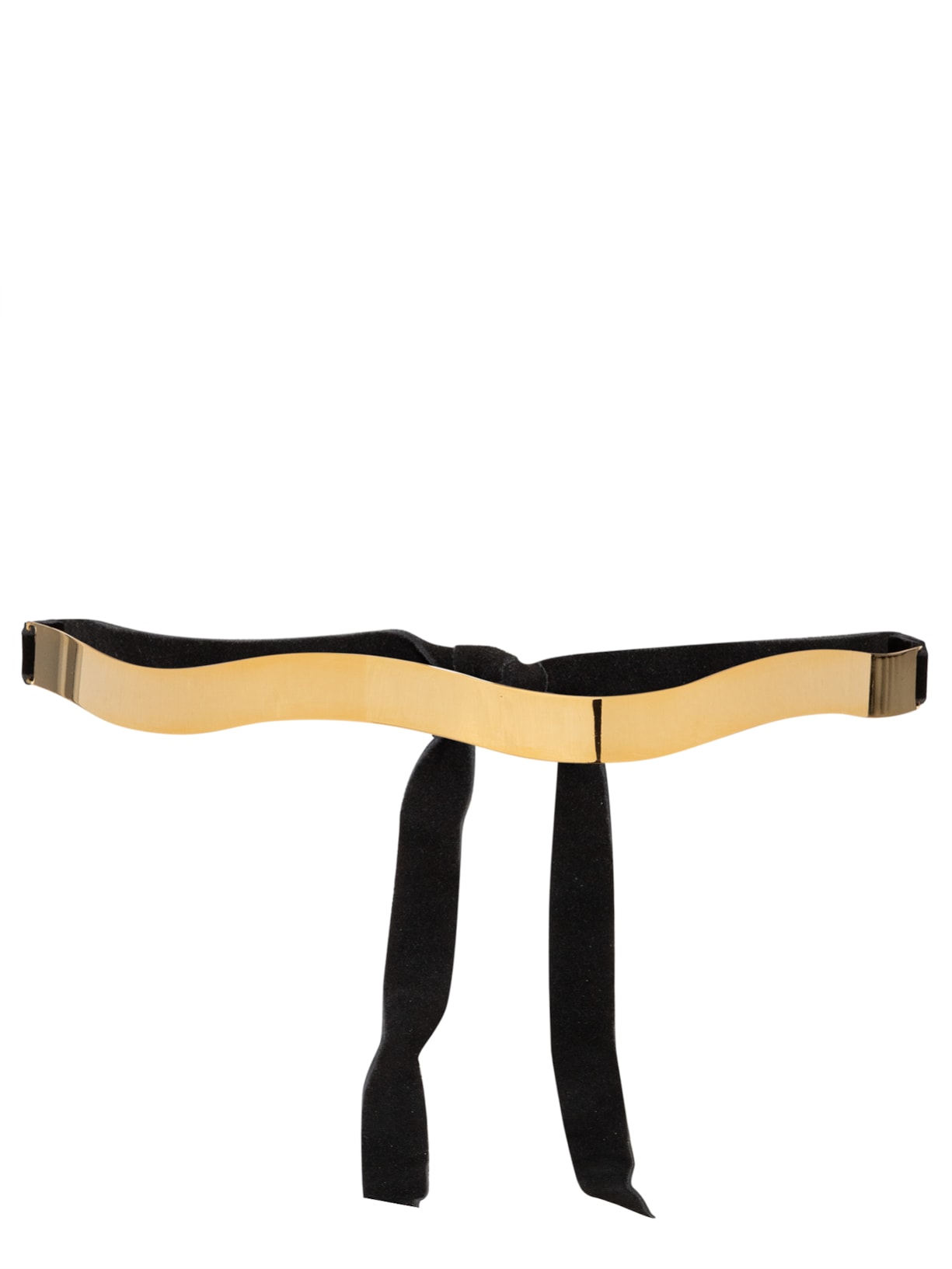 Cinto Feminino Ondas Metal - Dourado