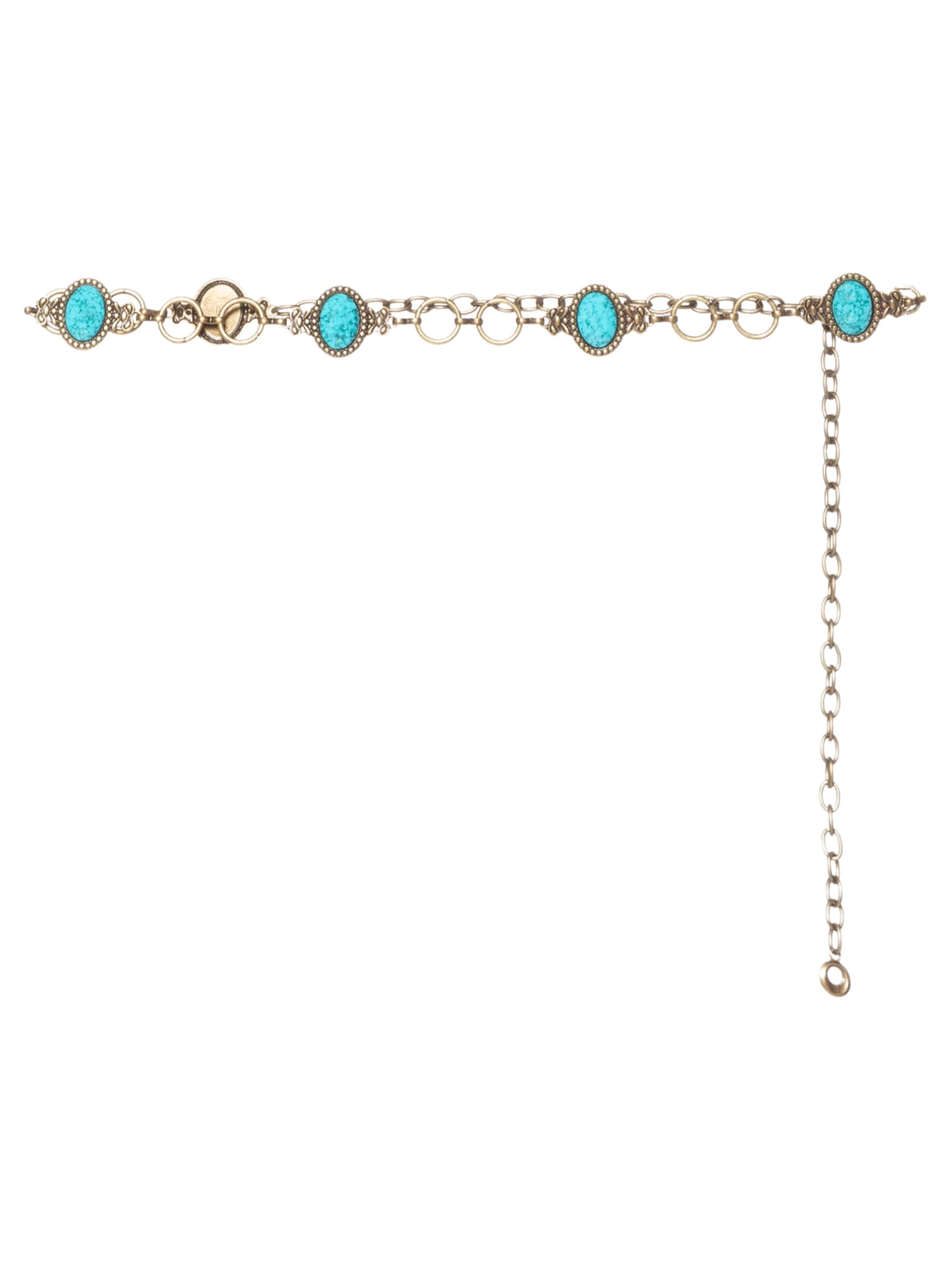 Cinto Feminino Pedraria Boho - Dourado