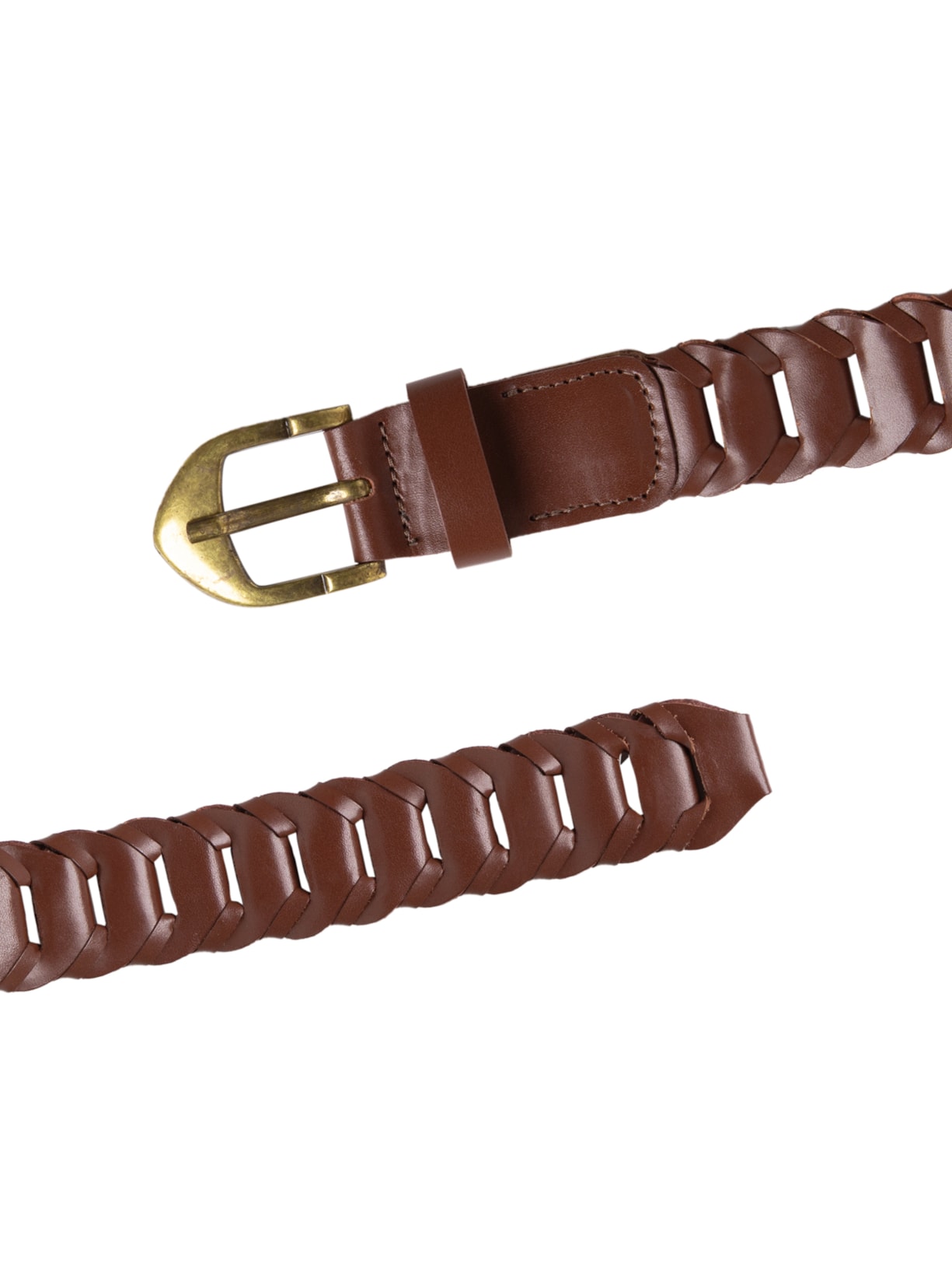 Cinto Feminino Pilar Cognac Marrom Paula Torres