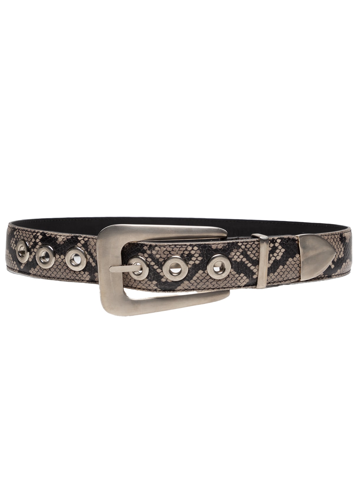 Cinto Feminino Python Lily Cinza Nk