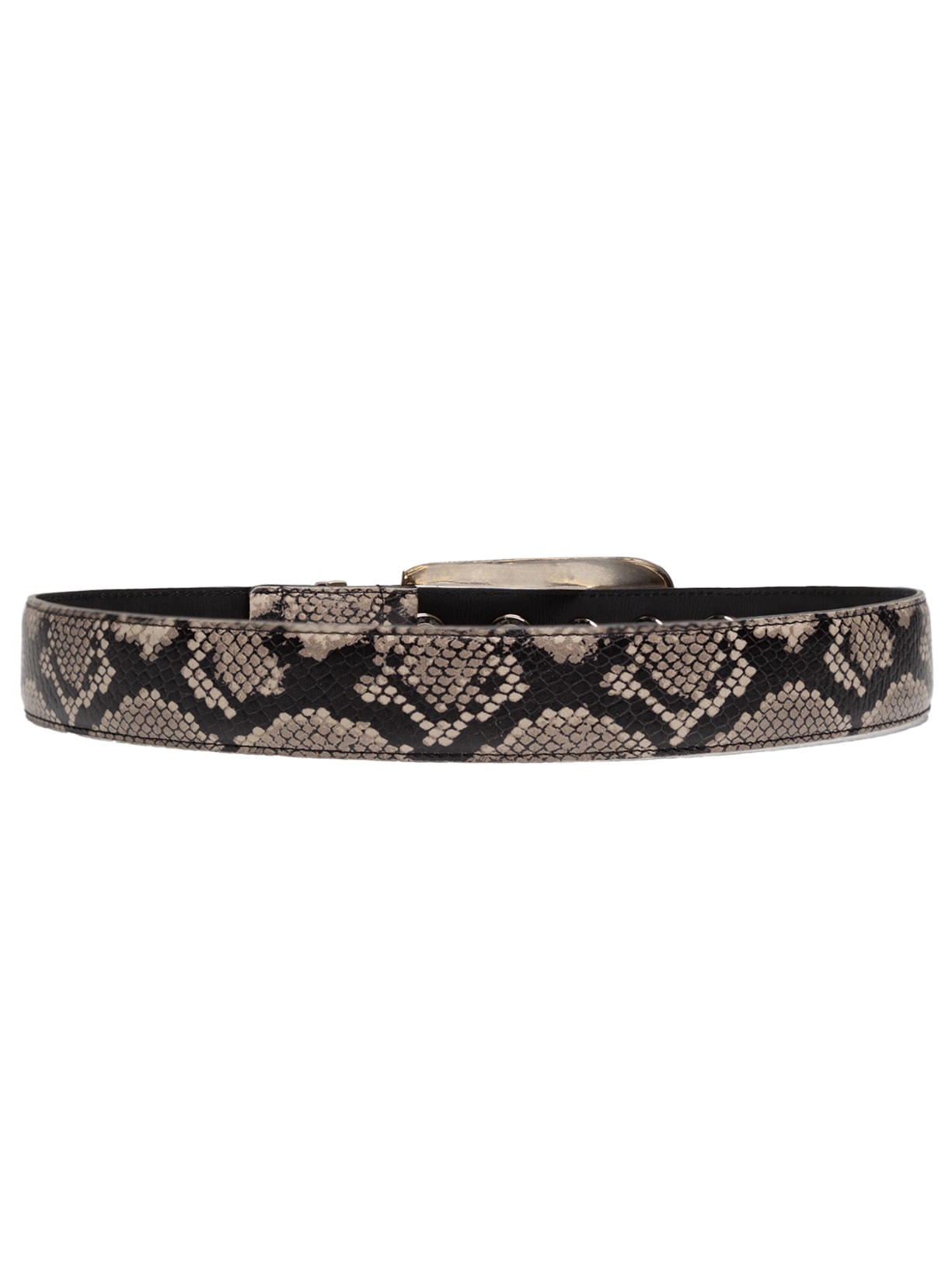 Cinto Feminino Python Lily Cinza Nk