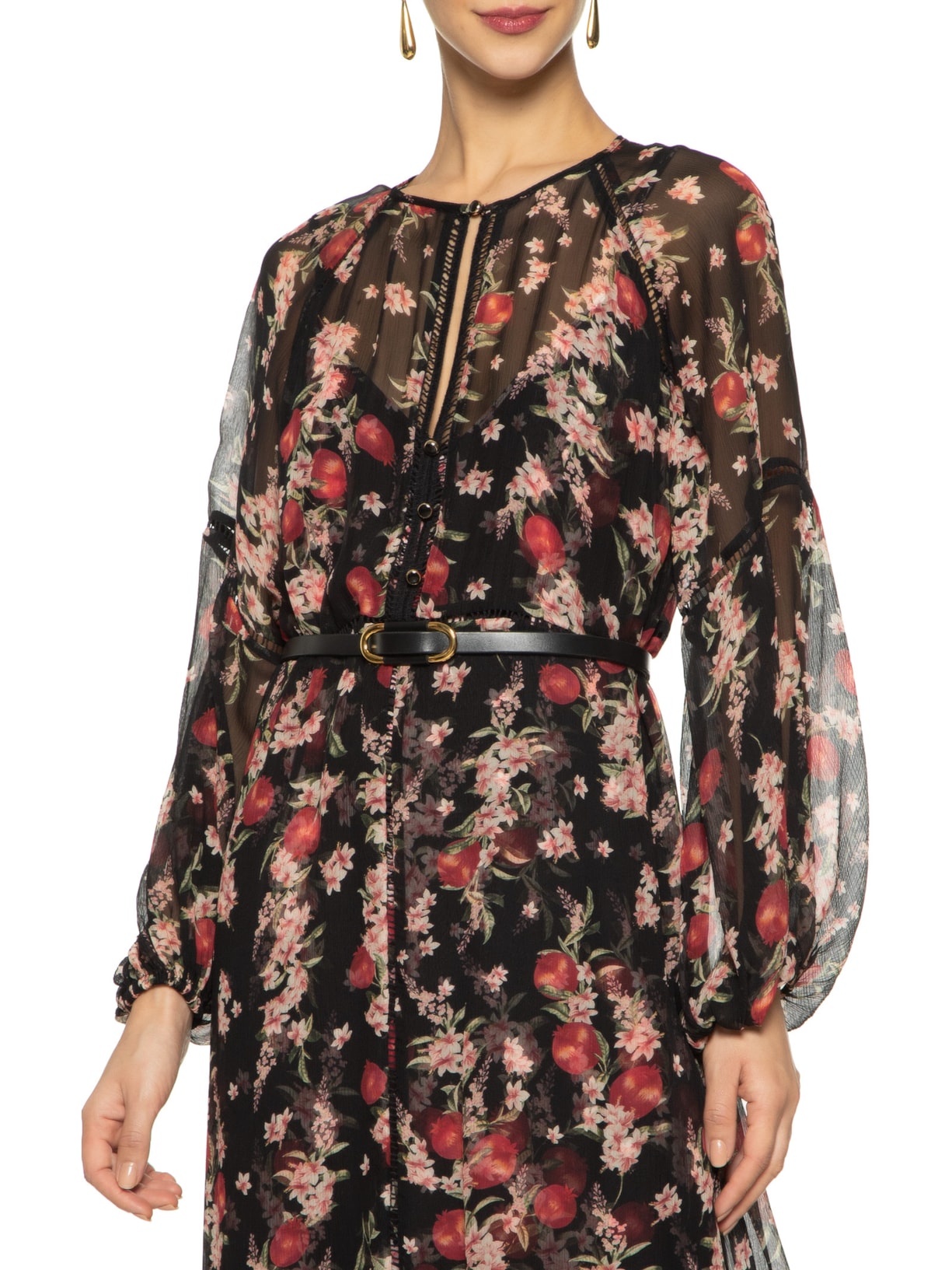 Cinto Feminino Raffinato Preto Mixed