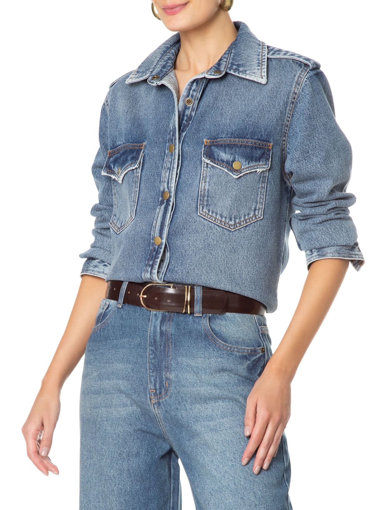 Cinto Feminino Rebecca Marrom Carol Bassi