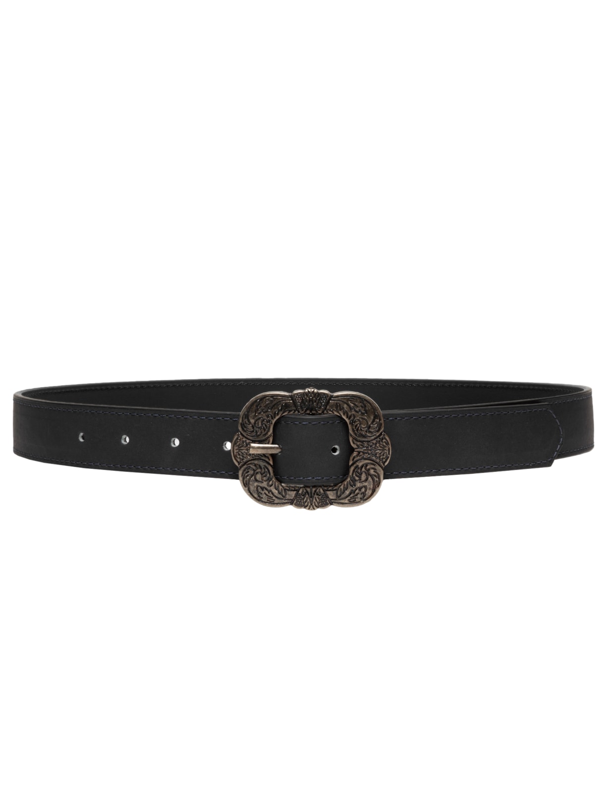 Cinto Feminino Rocky Ardozia Metais Prata Velho - Preto