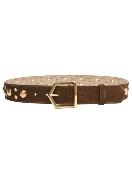 Cinto Feminino Rustic Suede - Marrom