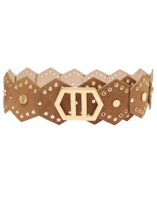 Cinto Feminino Rustic Suede - Marrom