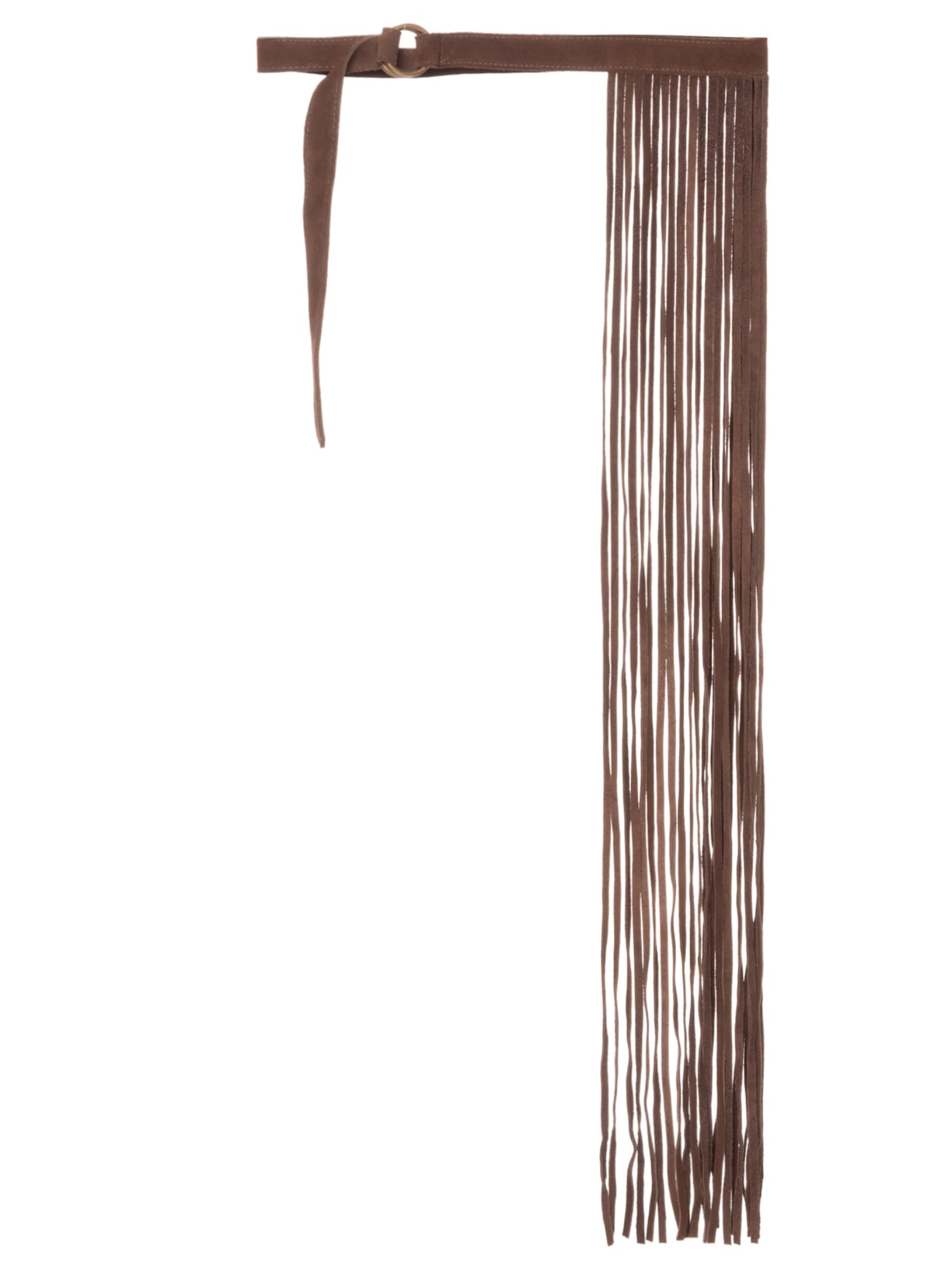 Cinto Feminino Saia Com Franjas - Marrom