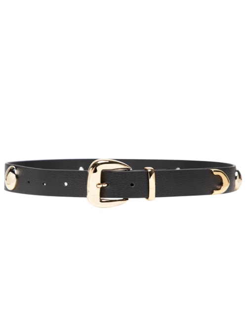 Cinto Feminino Semi Esferas - Preto