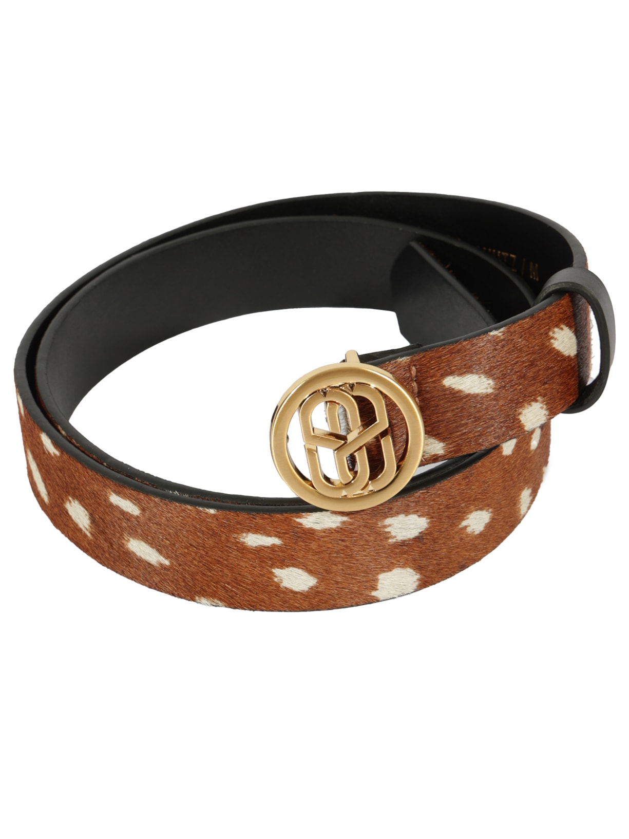 Cinto Feminino SS Couro Animal Print Schutz