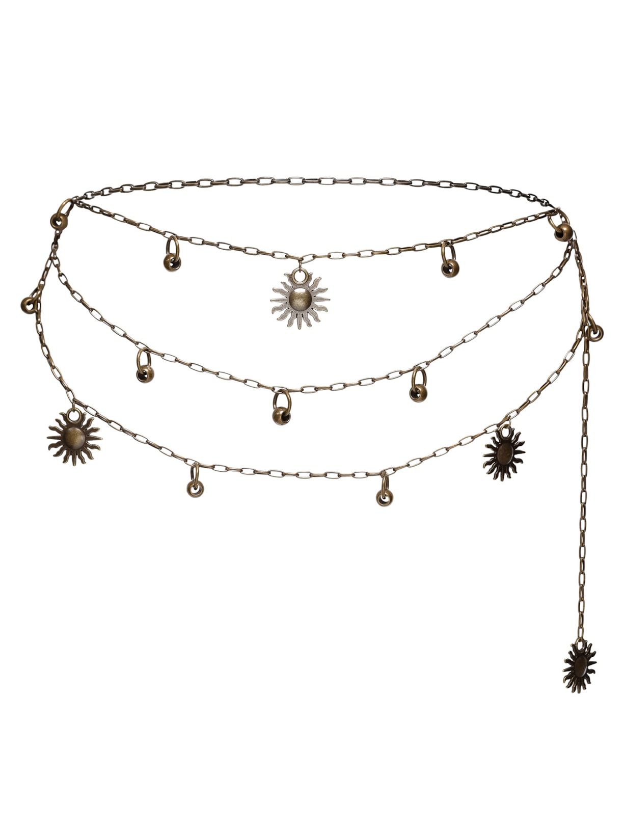 Cinto Feminino Sun Ouro Velho - Dourado