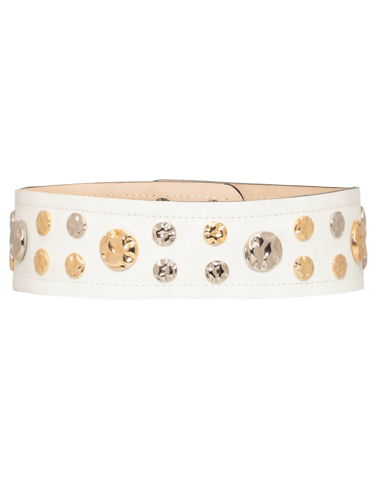 Cinto Feminino Tachas Gaza Off White Gigi