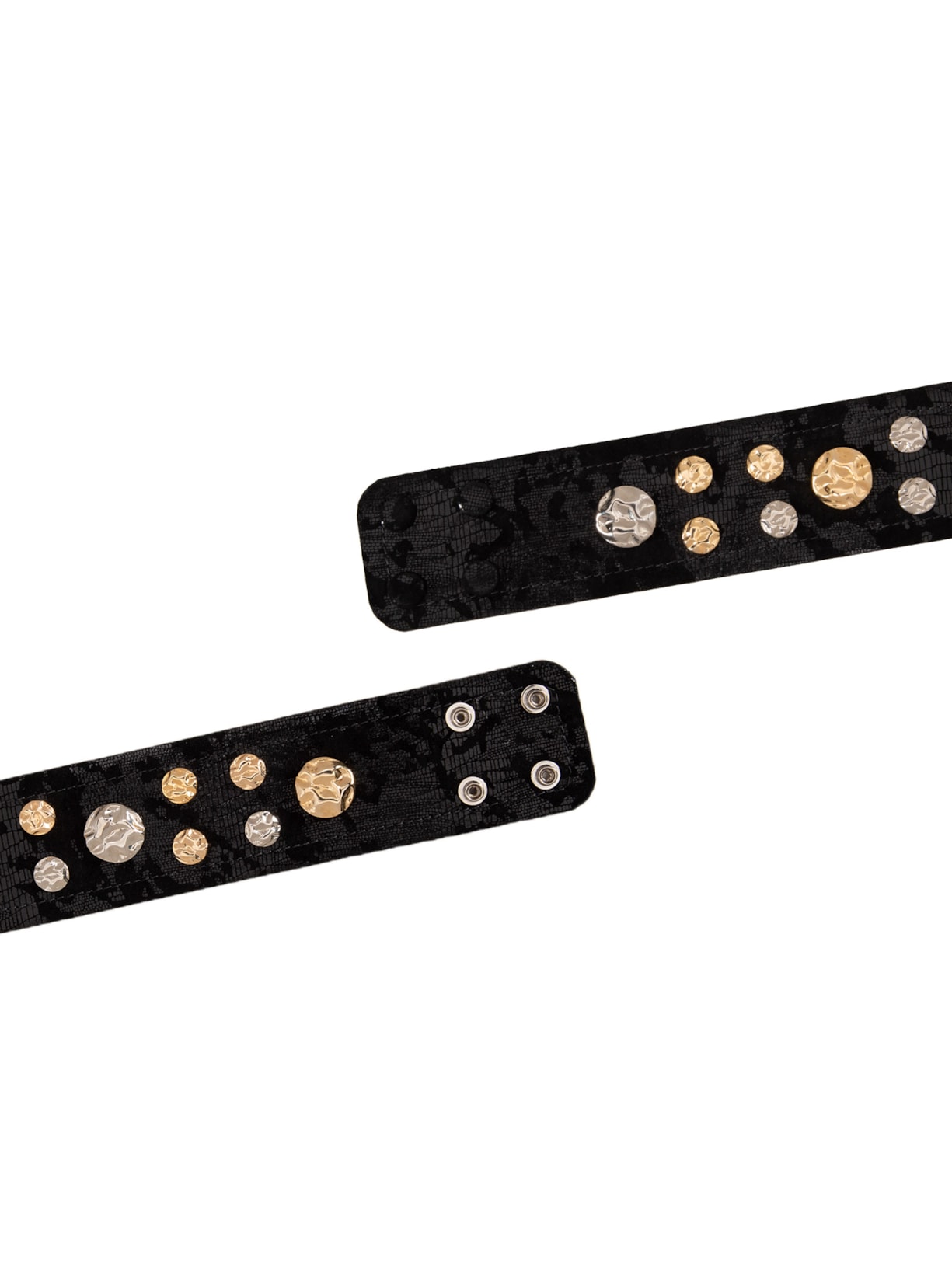 Cinto Feminino Tachas Gaza Preto Gigi