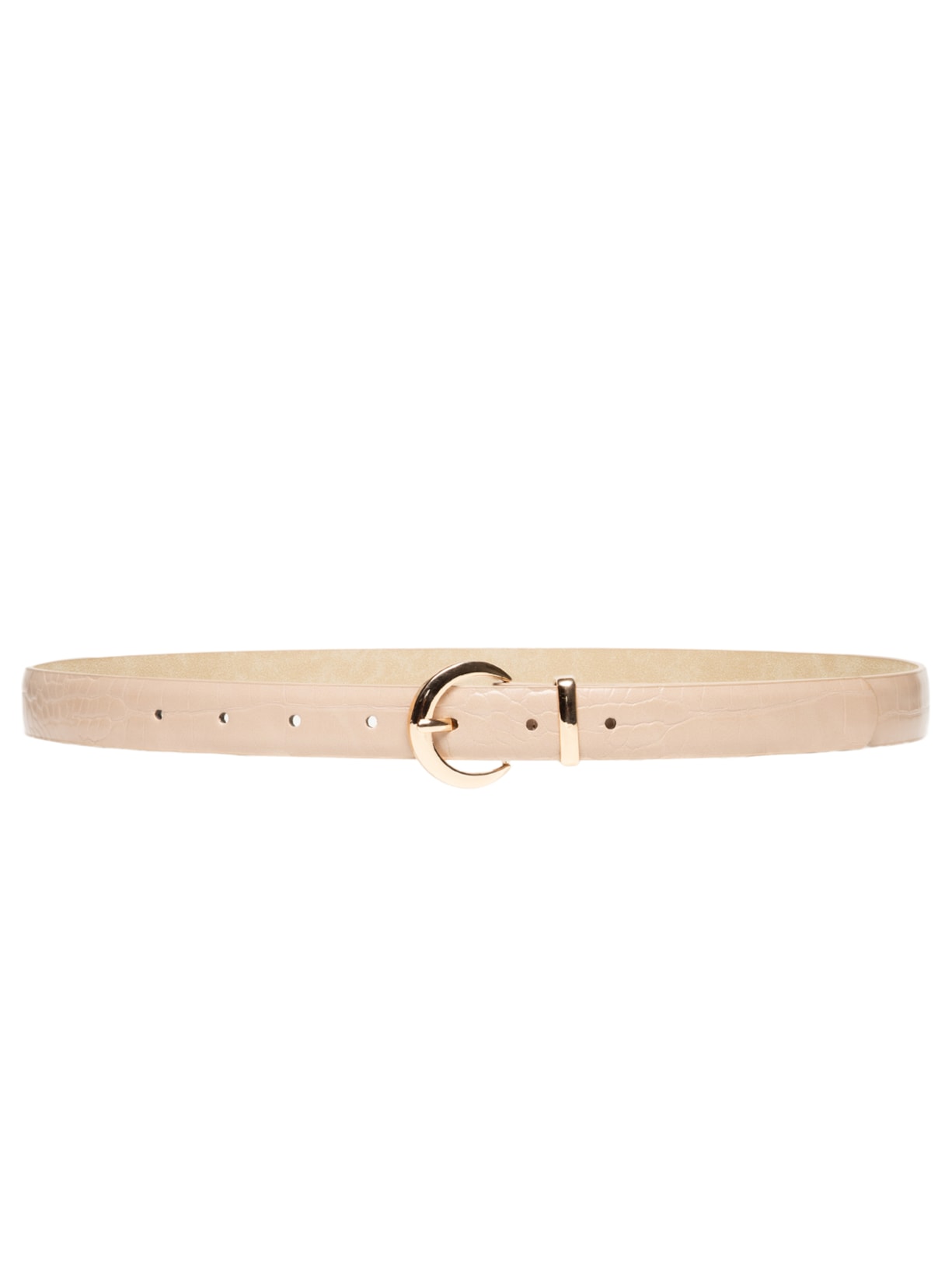 Cinto Feminino Texturizado Bege Basiq
