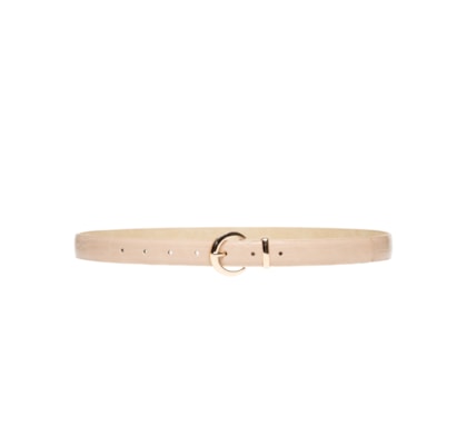 Cinto Feminino Texturizado - Bege
