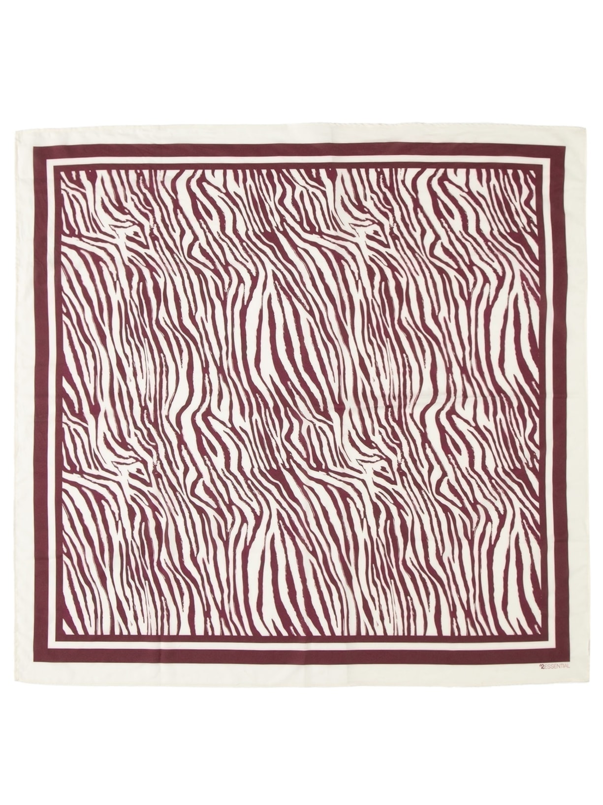 Cinto Feminino Texturizado Em Couro + 2 Lenços Marrom '2Essential