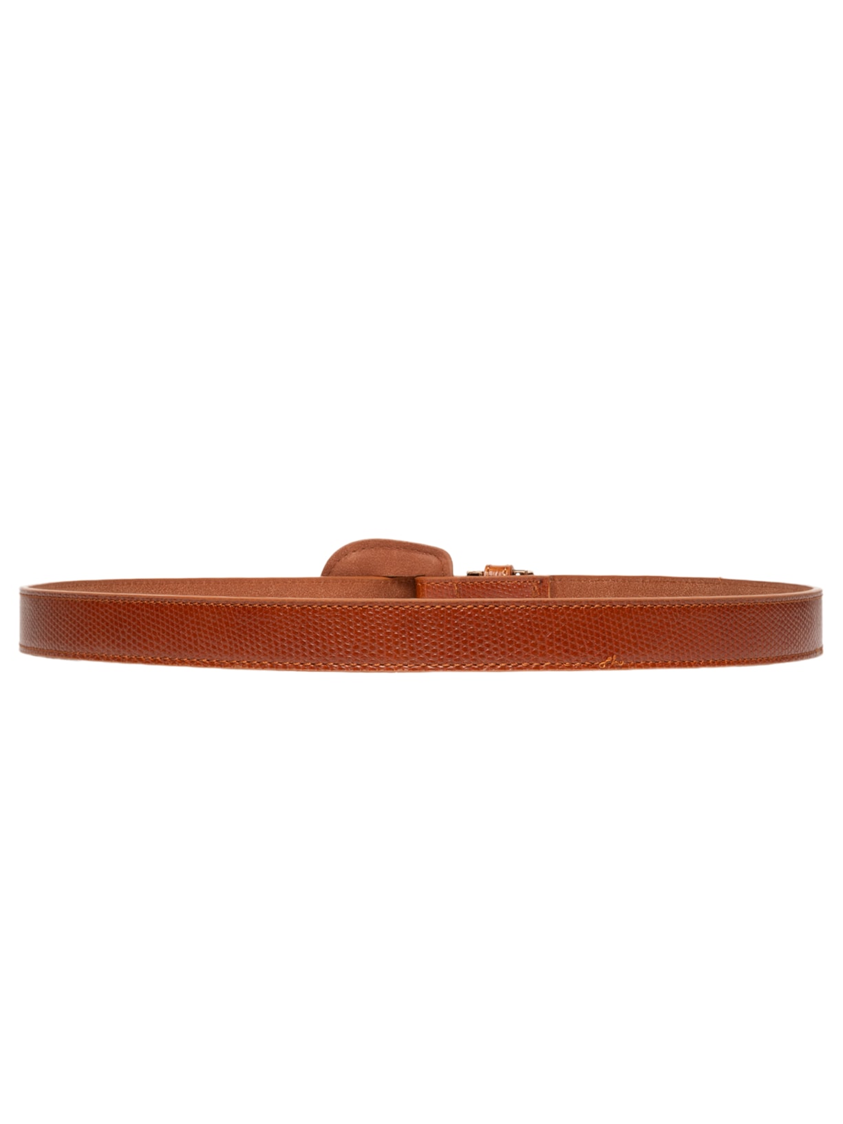 Cinto Feminino Texturizado Fivela Encapada Marrom Basiq