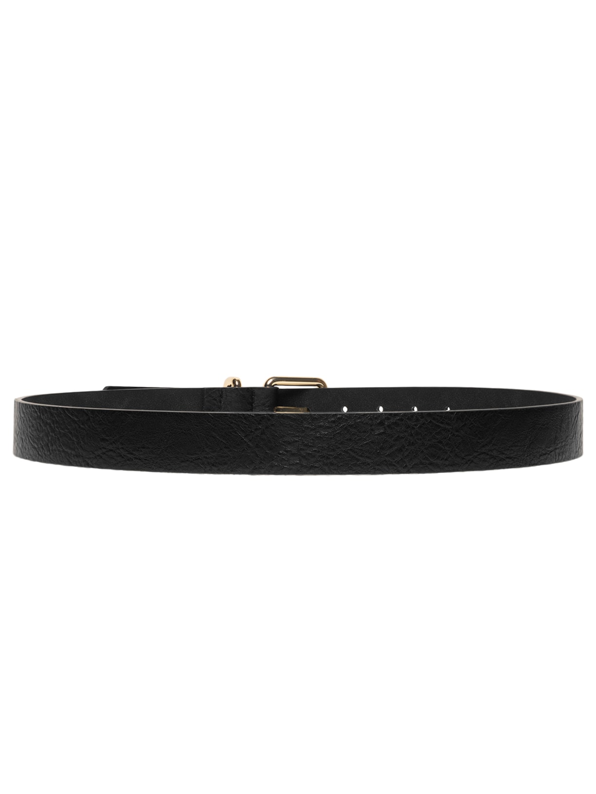 Cinto Feminino Texturizado Fivela Metálica Preto Basiq
