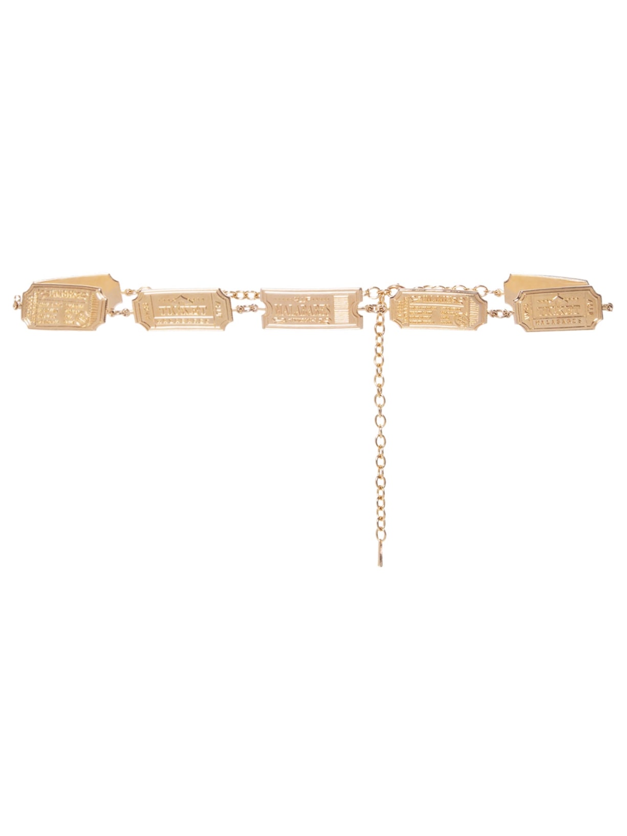 Cinto Feminino Ticket Metal - Dourado