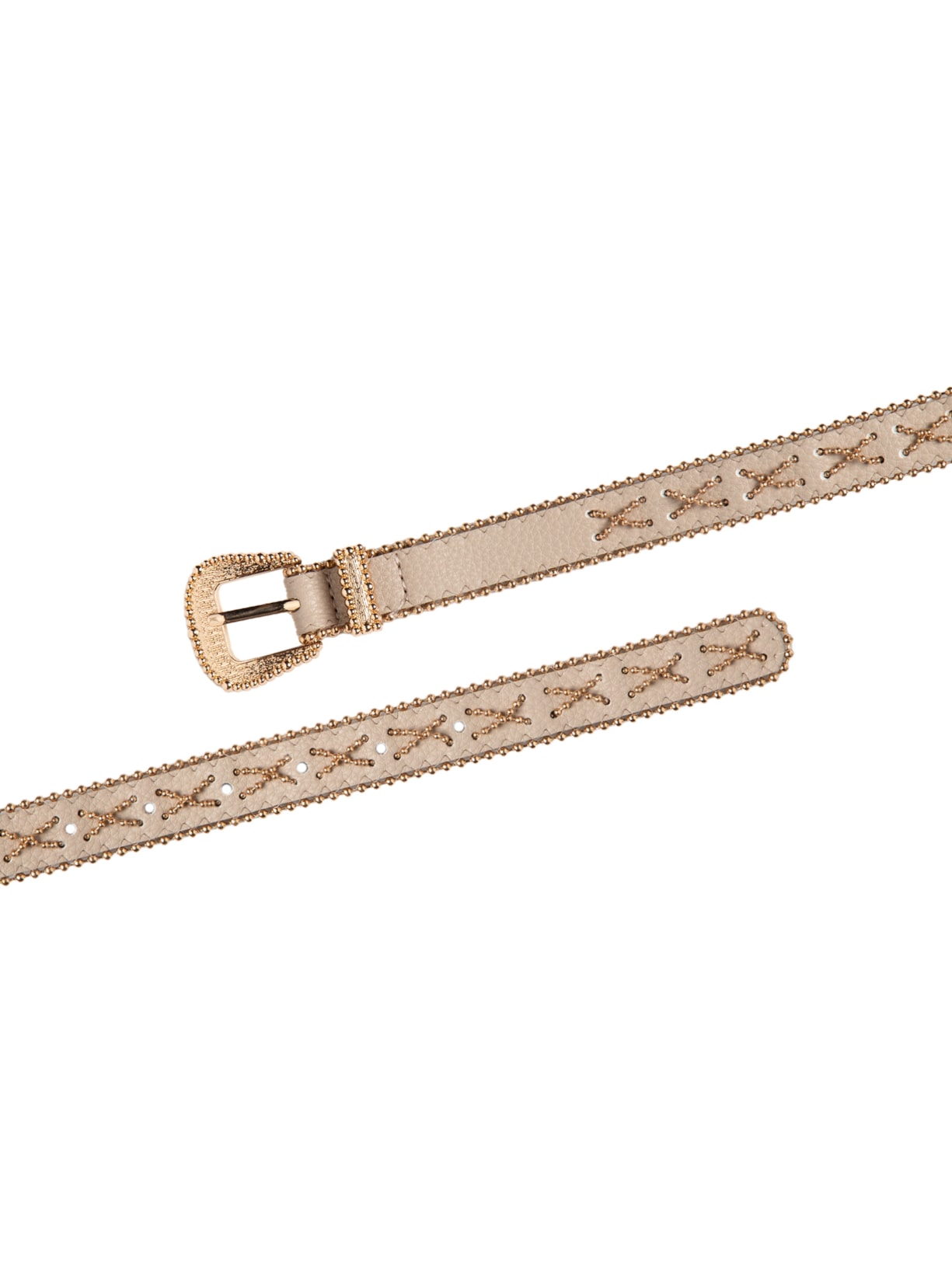 Cinto Feminino Trabalhado Com Tachinhas Off White Market 33