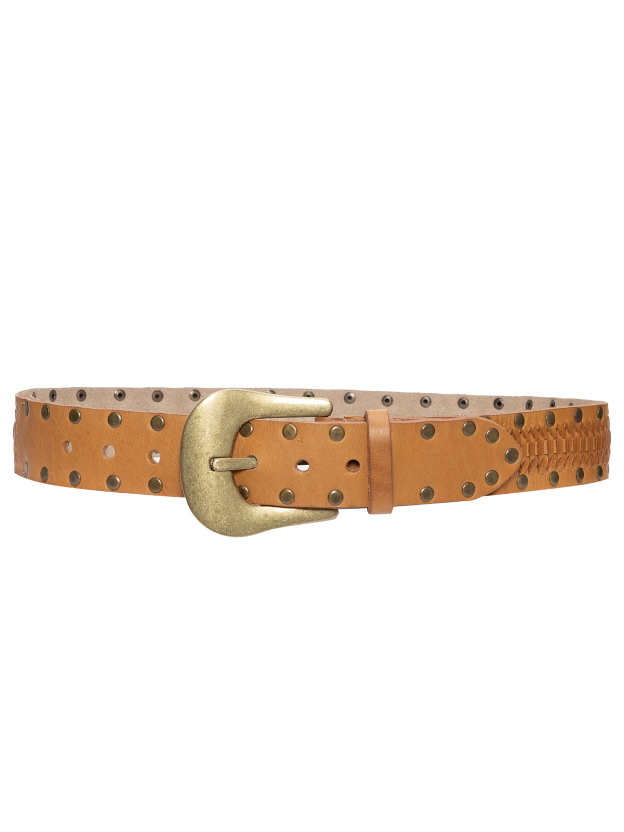 Cinto Feminino Tresse Tacha Quadril - Marrom