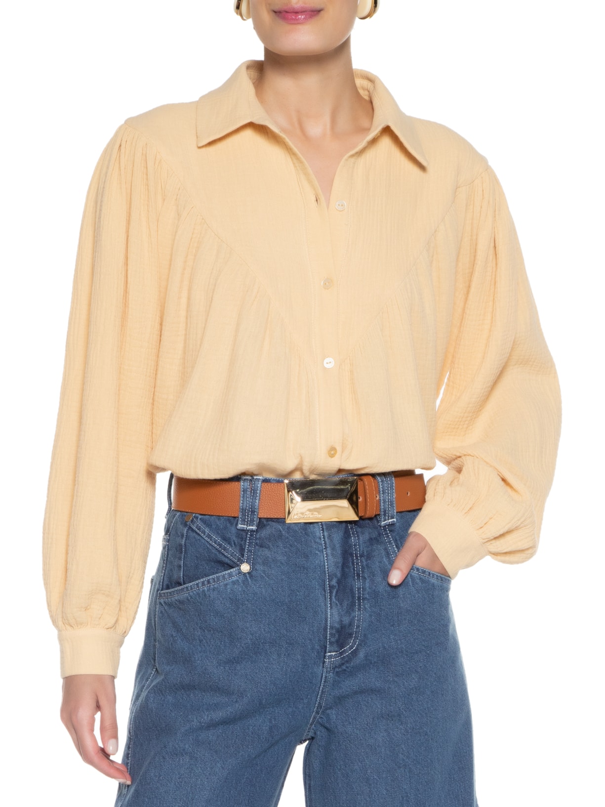 Cinto Feminino Viena Caramelo Marrom Luiza Barcelos