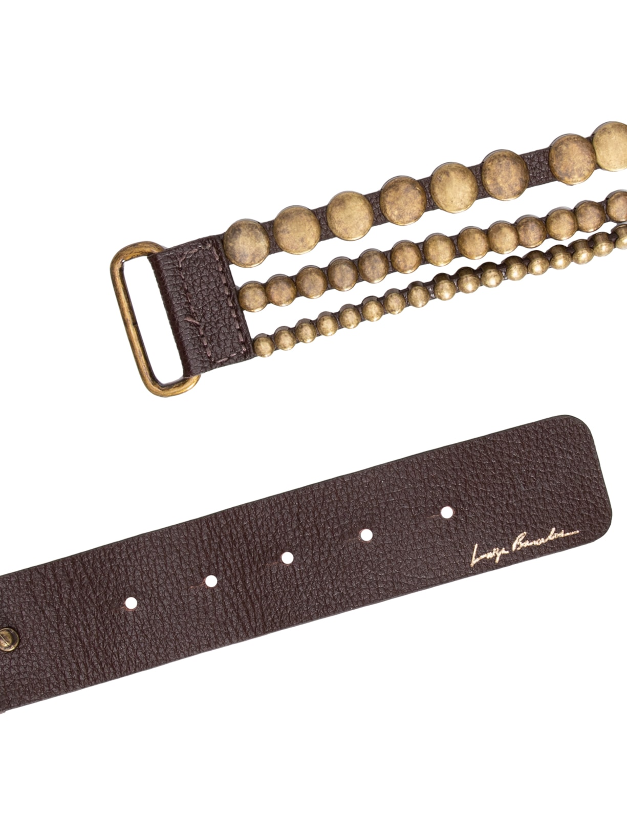 Cinto Feminino Viena Metais Marrom Luiza Barcelos