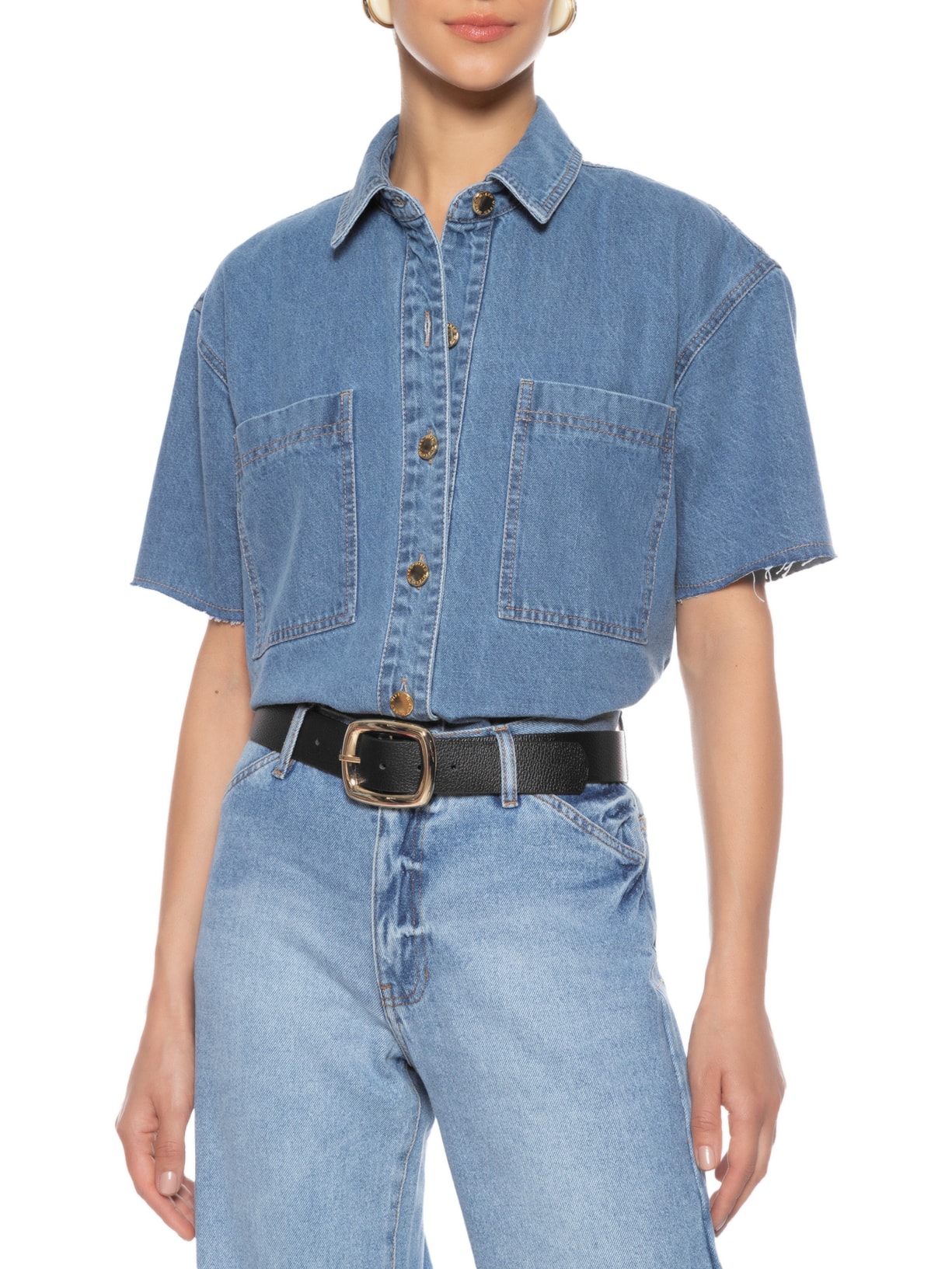 Cinto Feminino Viena Preto Luiza Barcelos